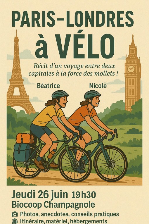 Paris Londres à vélo