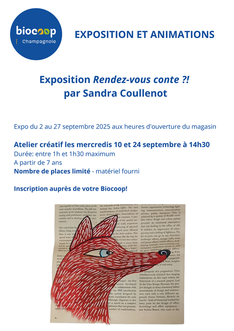 Exposition "Rendez-vous conte ?!" de Sandra Coullenot