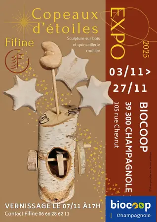 Exposition copeaux d'étoiles